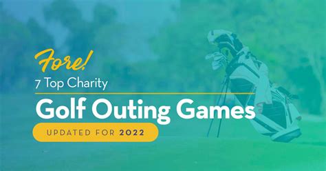 Fore! 7 Great Charity Golf Outing Game.